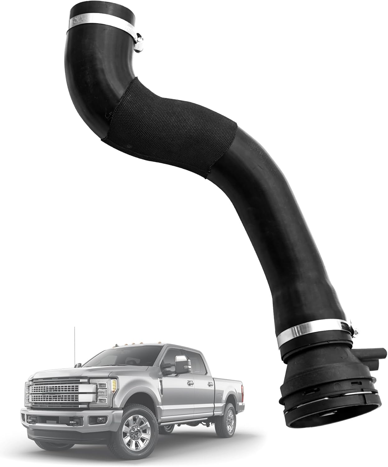 Turbo Intercooler Outlet Tube&Cold Side Intercooler Pipe Replacement Kit Fits For 2017-2019 Ford F-250 F-350 Super Duty 6.7L PowerStroke Replace# HC3Z-6F073-B