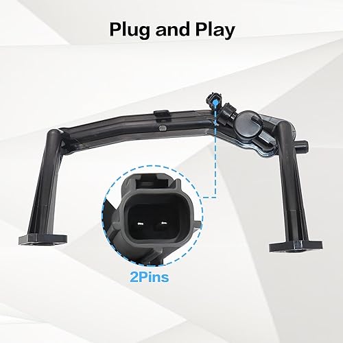 Miniatura 5 de GXARTS Tubo de calentador de agua de refrigerante trasero y sensor para Land Rover LR122710 2014 2015 2016 2017 2018 2019 2020 LR109401 LR041788