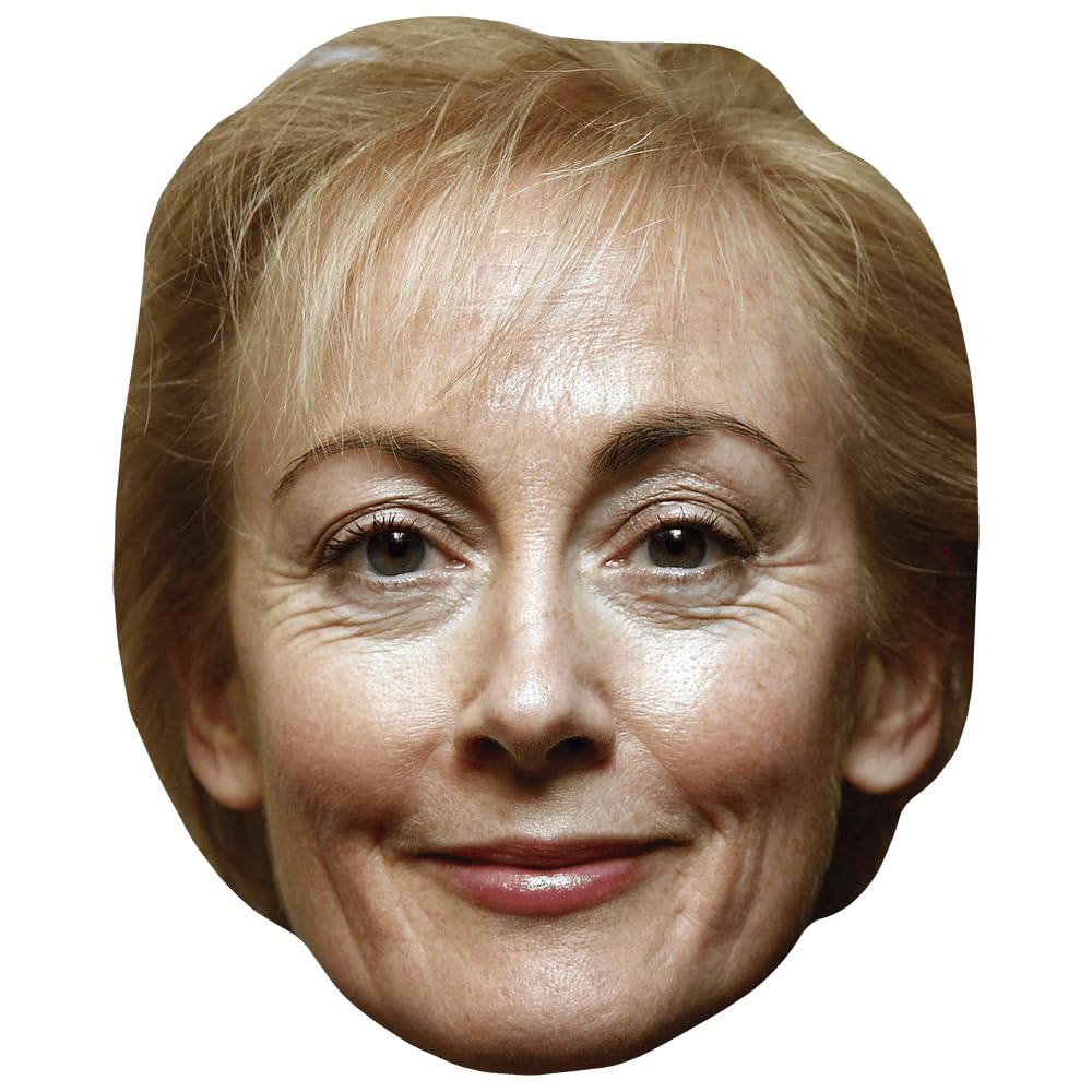 Paula Wilcox (Smile) Celebrity Mask, Flat Card Face, Fancy Dress Mask