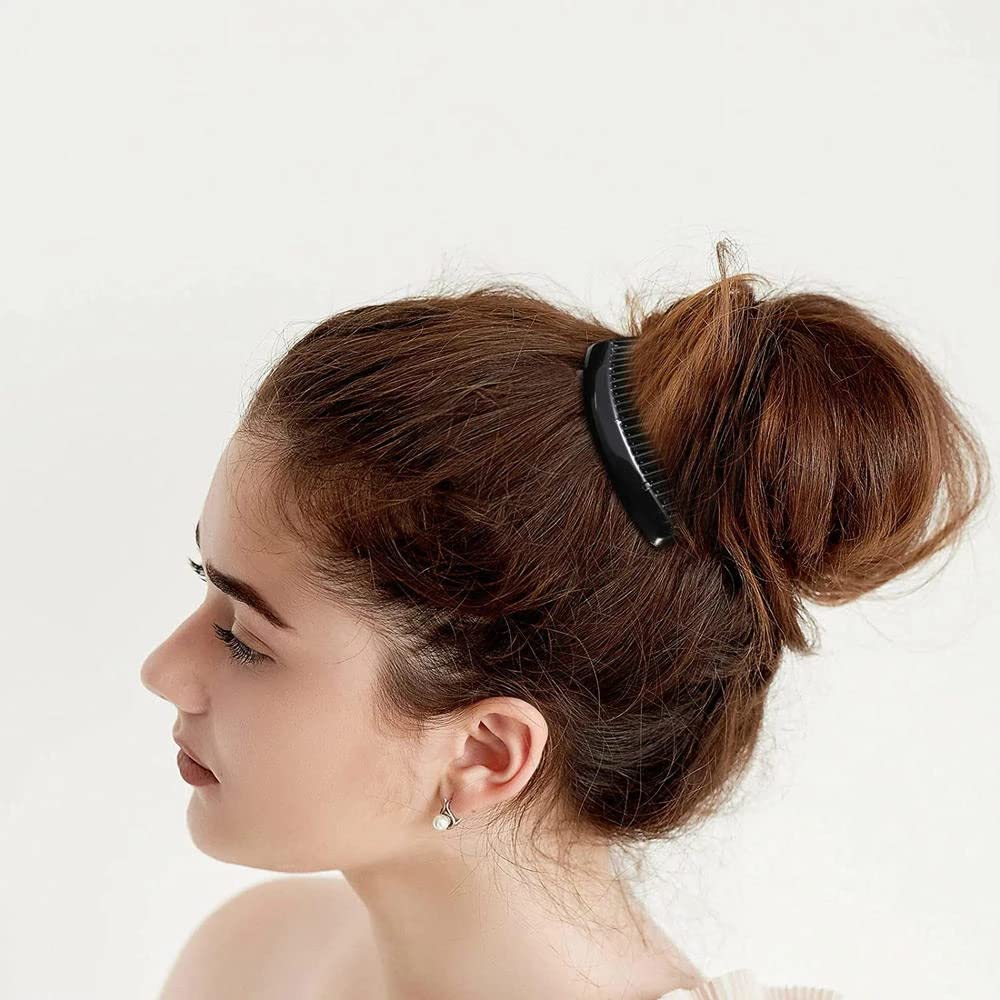 4 pezzi pettini laterali, pettine francese laterale, pettine in plastica a 23 denti, per accessori per capelli fini, donne e ragazze