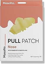 Masofta Pull Patch Nose for Removing Excess Oil, Whiteheads & Impurities Overnight With Hydrocolloid, Painless Pore Cleansing for Men & Women (3 Units)