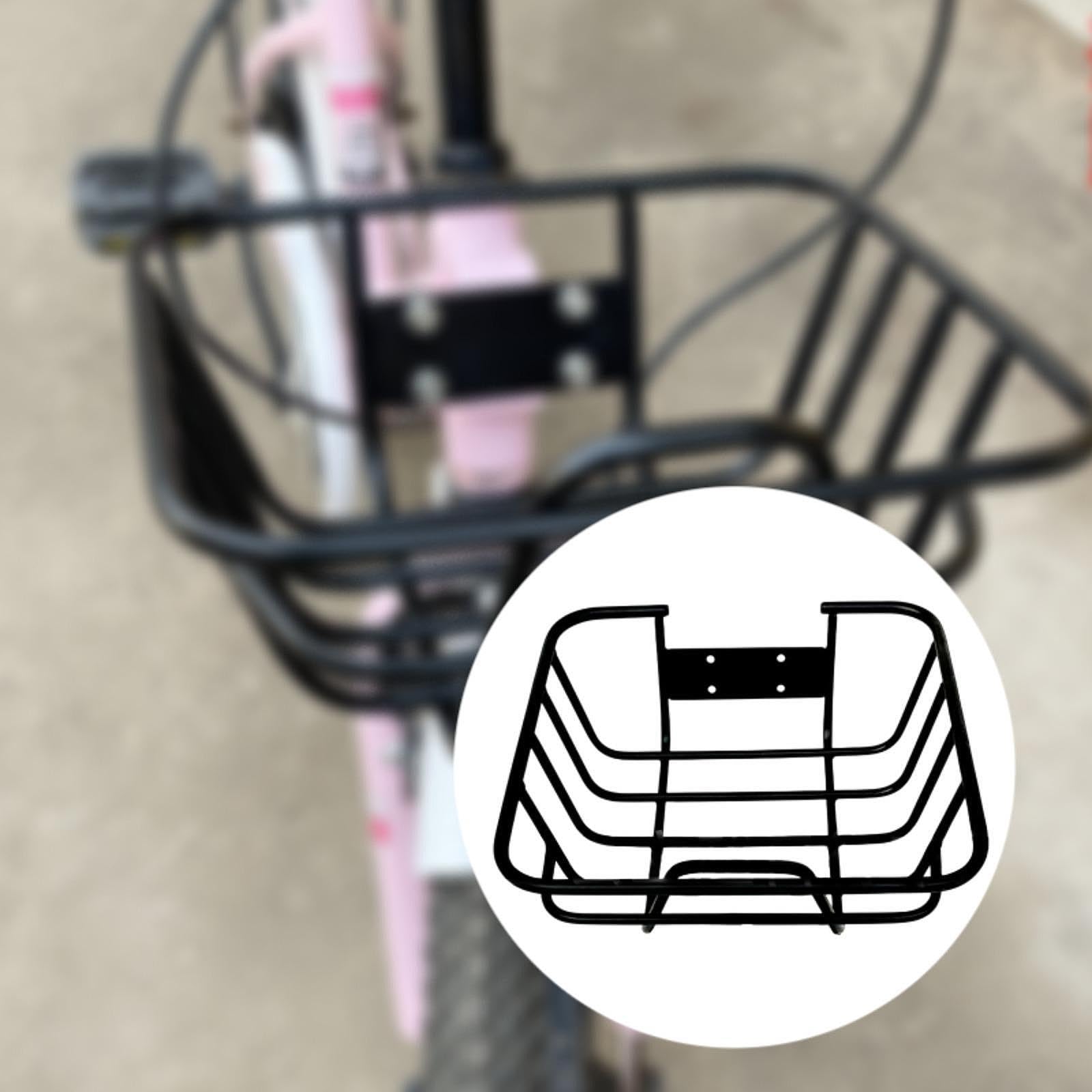 perfk Cesto Anteriore in Bicicletta, Cestino in Bicicletta Cestino per carico Bici di Sostituzione del Cesto per Manubrio per Bici in Metallo per Viaggi