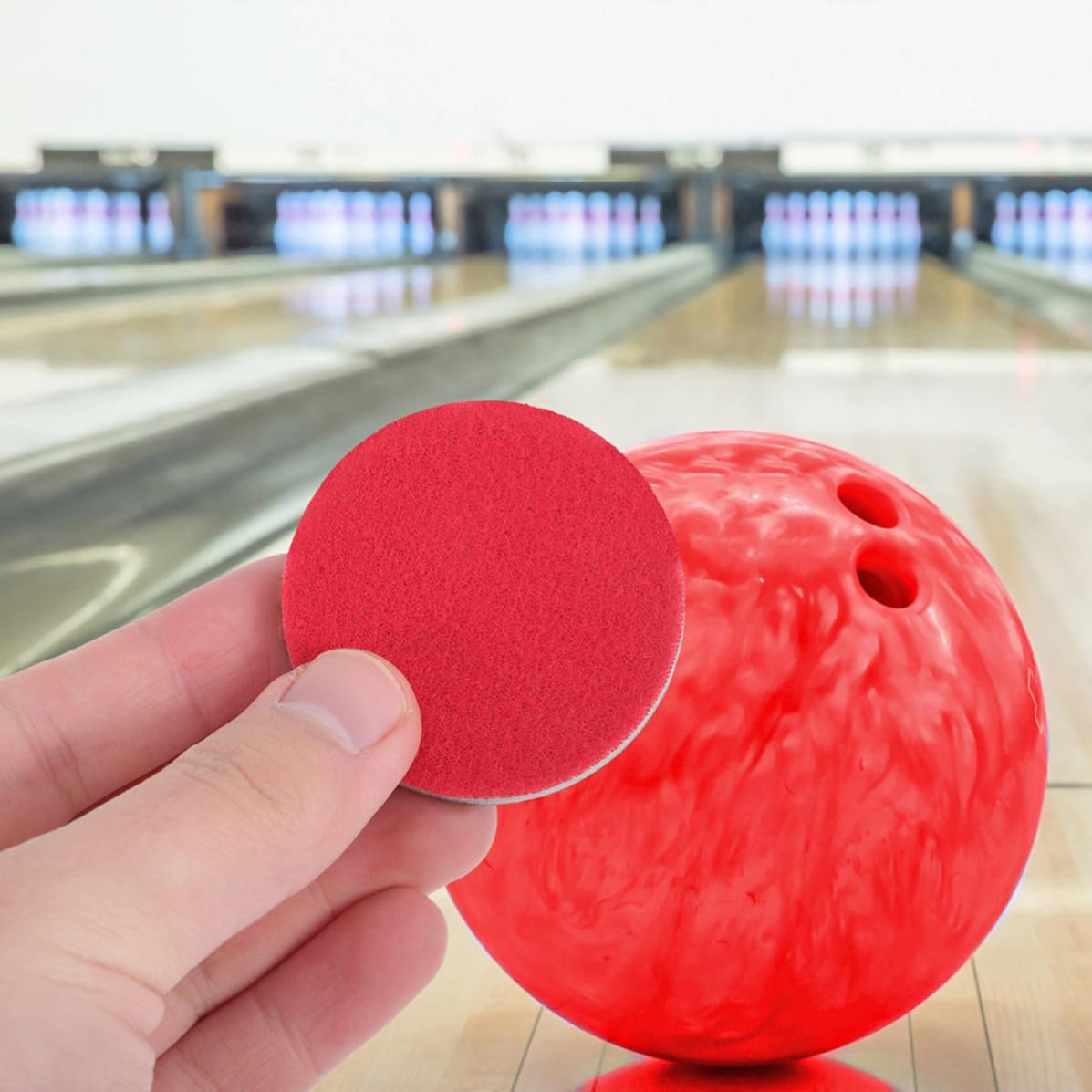 16pcs Sponge Bowling Ball Polishing Pads Multi-use Cleaning and Resurfacing Kit Efficient Fast Heat Dissipation for Bowling Ball Maintenance