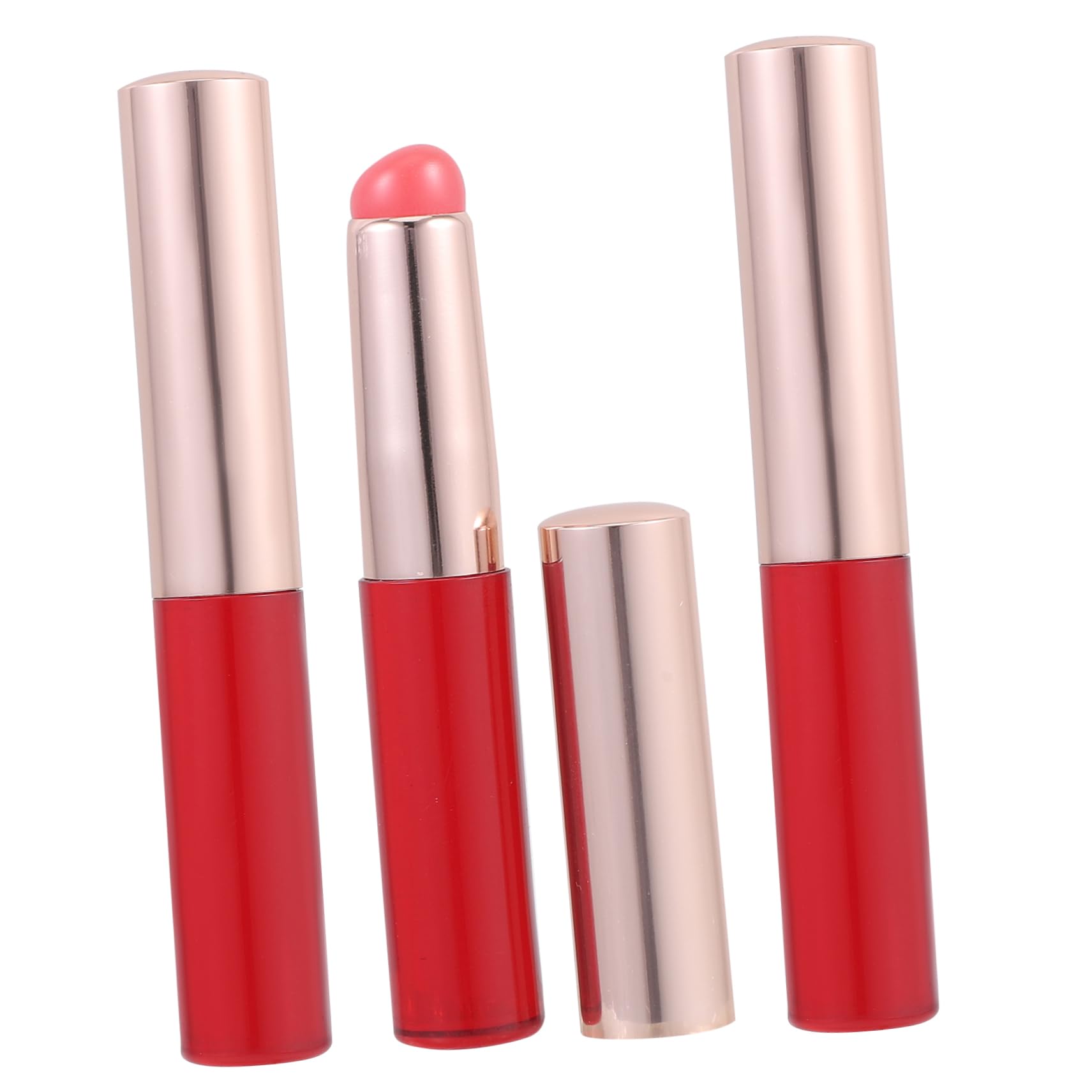 AUTSUPPL 3pcs Lipstick Brush Applicator Lip Makeup Brush Portable Women's Makeup Tools