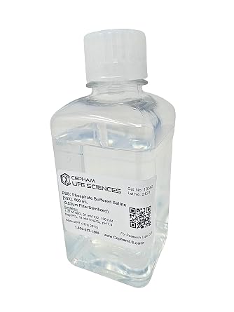 10X Phosphate Buffered Saline (PBS), 500 mL -from Cepham Life Sciences