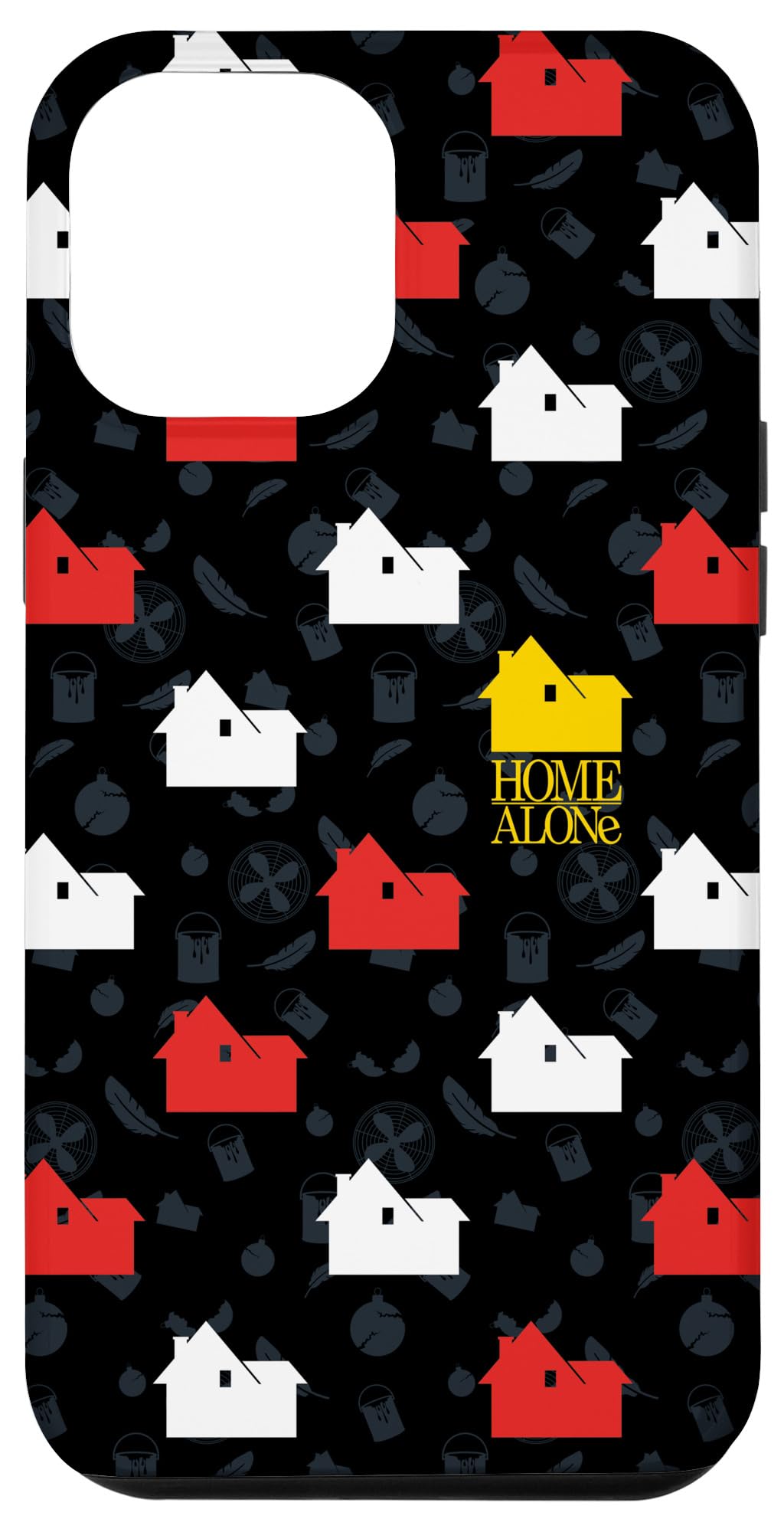 Home Alone Kevin’s House Retro Pattern and Movie Logo Case for iPhone 15 Plus