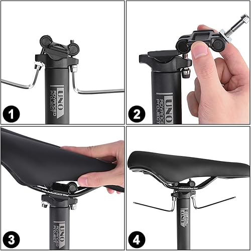 Vista 17 de Bike Seat Post 27.2 30.9 31.6 x 350mm or 400mm Length FOMTOR Bicycle Adjustable Seatpost Mountain Bike Seat Post for MTB Road Bike BMX