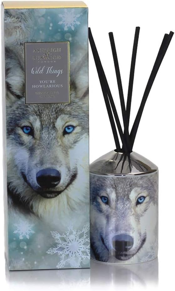 ASHLEIGH & BURWOOD Wild Things Scented Reed Diffuser Boxed Gift Set You're Howlarious