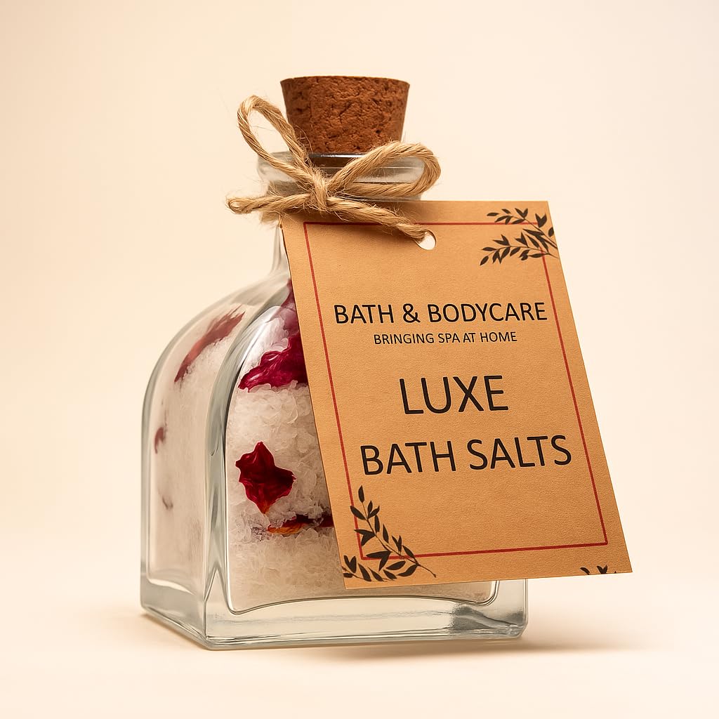 Luxe Epsom Salt for Foot Soak & Bath - Calming & Relaxing Spa Experience | Softens Skin & Soothes Tired Feet | Refreshing Premium Blend with 7 Essential Oils (Lavender)-image-12