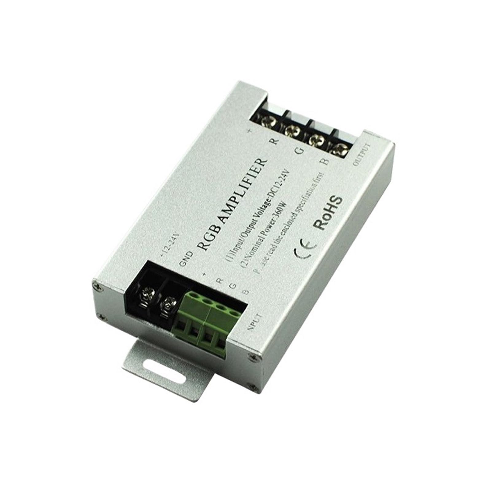 1 Piece/lot DC12-24V 10A LED RGB Amplifier Controller Suitable for 3528&5050 SMD Light Strips
