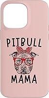 Vista 21 de Funda para iPhone 16 Pit Bull Mama Pitbull Dog Mom Día de la Madre