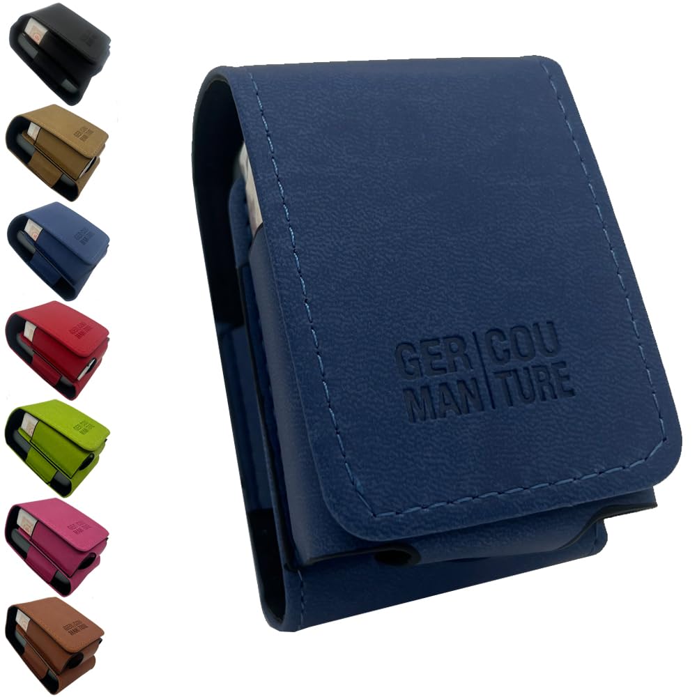 GC German Couture Carry Case Compatible with Ploom X Advanced Tobacco Heater and Evo Sticks Accessories Protective Case, Blue