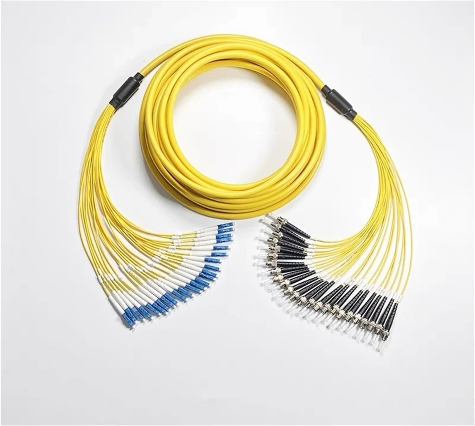 Cordon de Brassage Fibre Optique LC-LC 24 conducteurs, monomode, 1-30 m, 20 m, 10 m, 5 m, Faisceau SC, FC, St, E2000 SM, Lot de 24 conducteurs(3m LC-LC)