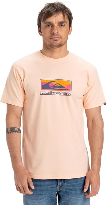 Quiksilver Ev Gradient Box Ss Ti rt Erkekler