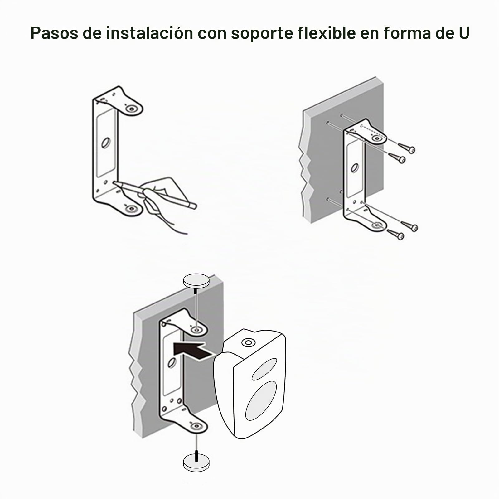STUDIOFINIX Altavoces para Exteriores de 6.5 Pulgadas montados en la Pared, 800 W, Color Negro, solución de Audio Resistente a la Intemperie y de Alto Rendimiento (4 Altavoces) (Blanco)