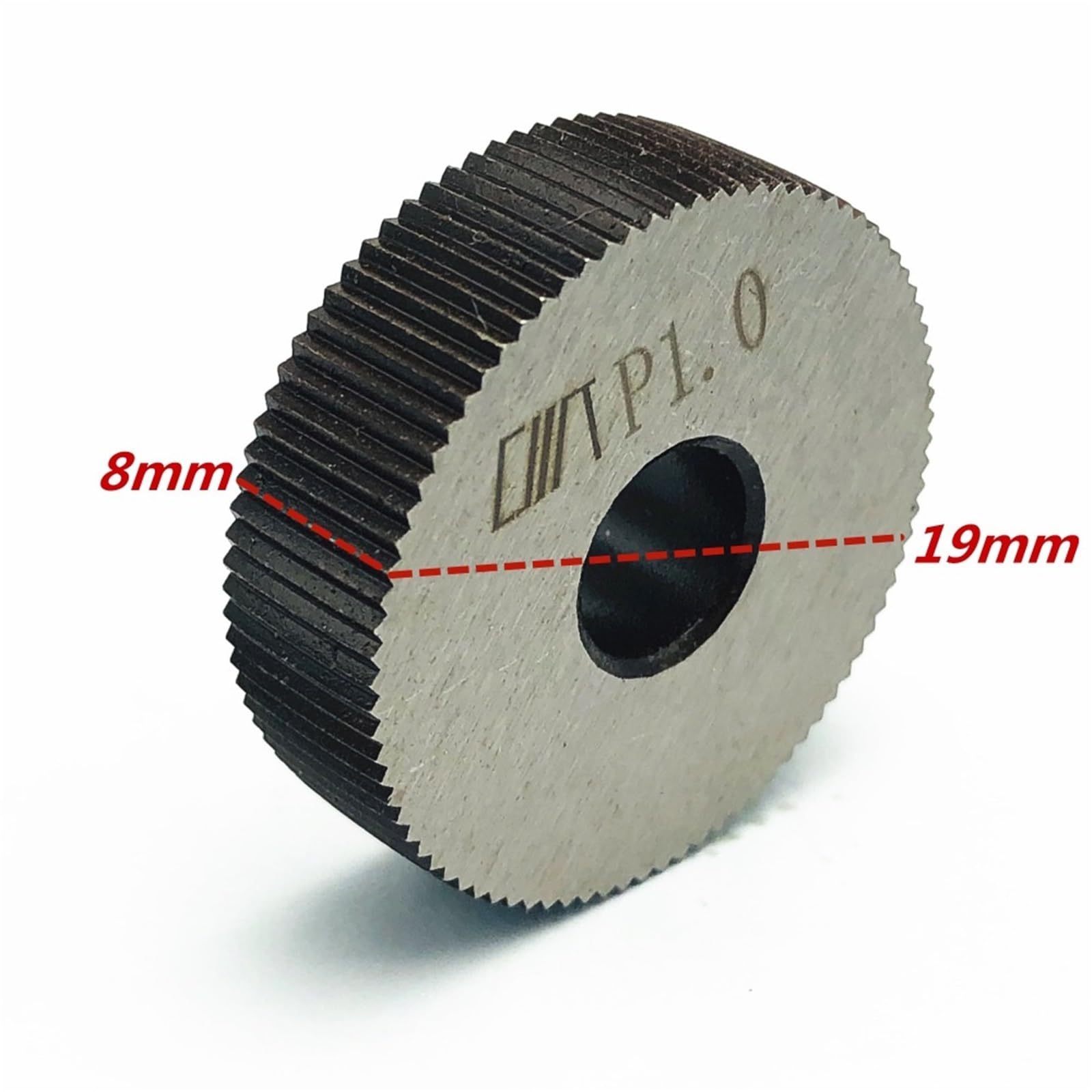 6 Cuchillas Moleteadas Reticuladas De 0,6 Mm, 1,0 Mm Y 2,0 Mm, Rueda De Grabado Con Orificio Interior HSS + 1 Portaherramientas De Torno De Acero De 16 Mm X 18 Mm. Herramienta de Torno