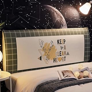 Pokrowiec na wezgłowie zielony elastyczny łóżko zagłówek antypoślizgowy pokrowiec zmywalny wygodny ochraniacz pyłoszczelny zagłówek dekoracja do sypialni pojedyncze podwójne łóżka typu king 150 cm (długość wezgłowia 140-170 cm)