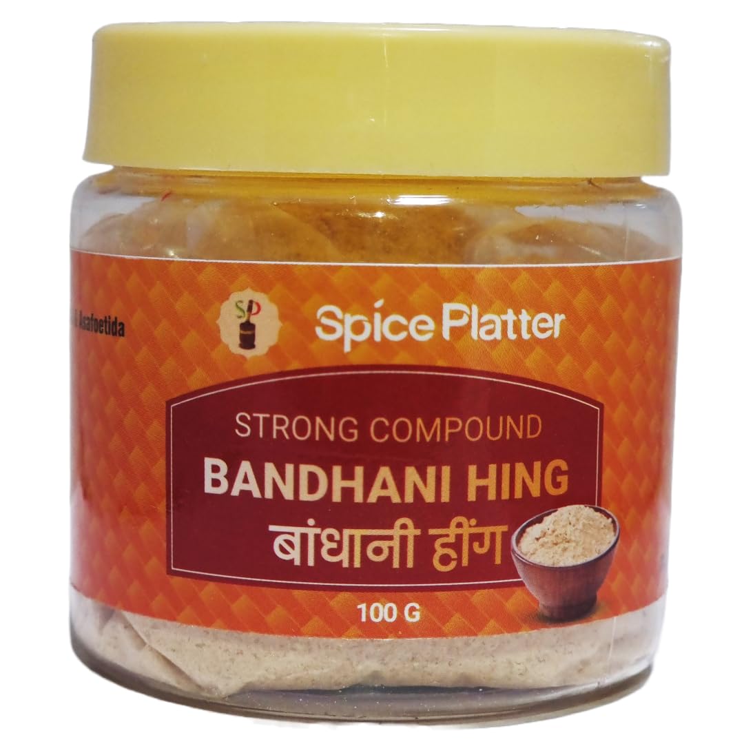 Spice Platter Strong Bandhani Hing Powder - 200g Pure & Natural with Strong Aroma - Elevate Your Indian Cuisine Today- Pack of 2-100g each (B0CDH1ZR7M) Amazon Price History, Amazon Price Tracker