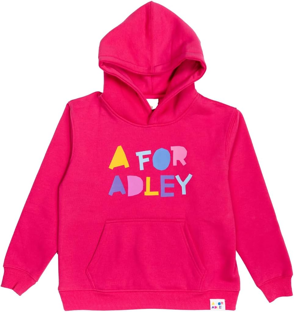 A FOR ADLEY BFF Hoodie Stylized With the Rainbow Logo, Used To Show Off Your Love of Adley and Her YouTube Videos