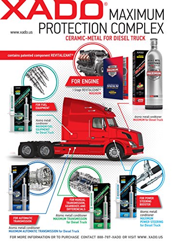Xado XA 40712 1 Stage Maximum For Diesel Trucks | Engine Oil Additive For Heavy Duty Machinery & Tractor Trailer Semi Truck thumb #3