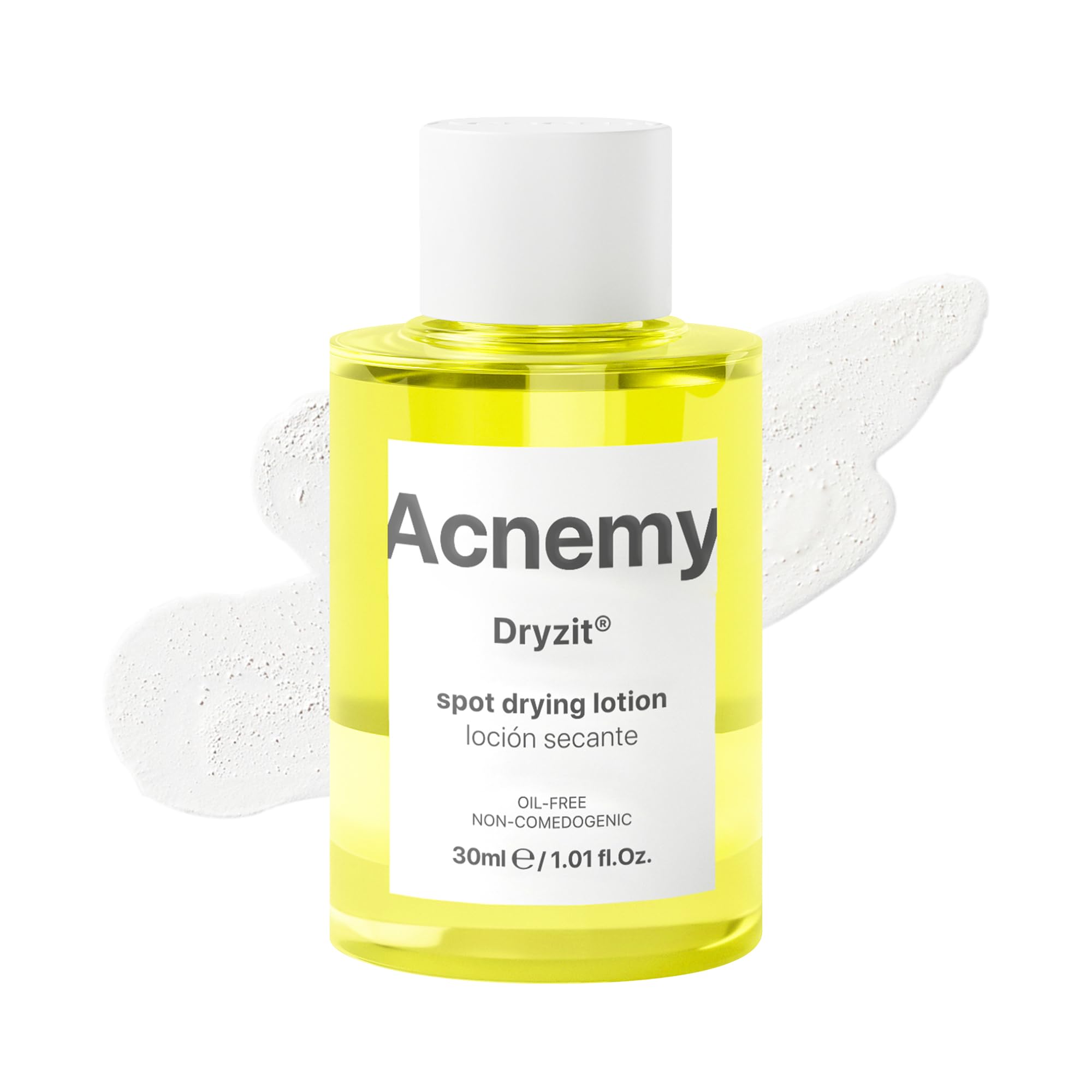 ACNEMY DRYZIT® - Lozione astringente per brufoli, 30 ml – Trattamento antiacne per foruncoli, riduce l'infiammazione e lenisce la pelle grazie all'acido salicilico e alla calamina