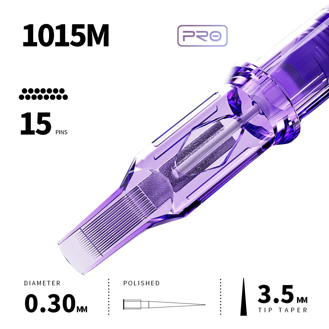 Amazon.com: Mast Tattoo Pro Tattoo Cartridges 1015M Bugpin Magnum