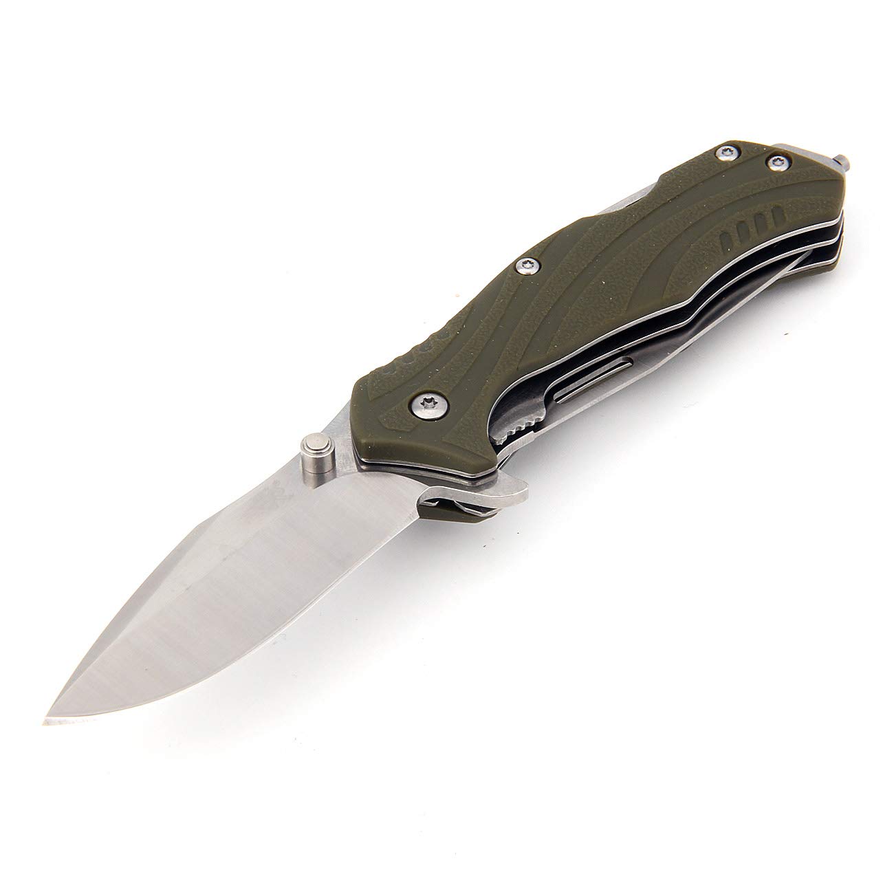 Sanrenmu 7098 Liner Lock Pocket Folding Knife Multitools 12C27 Blade PA66+GF Handle