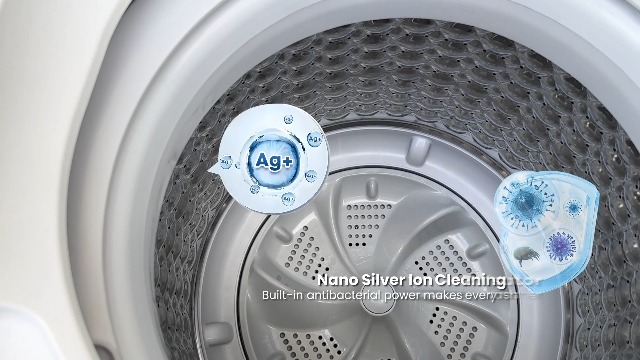 Image of 15.7lbs Portable Washing Machine, Full-Automatic Portable Washer,10 Wash Programs 6 Water Levels,Top Load Clothes Washer with Drain Pump for Apartment Bathroom, Dorms