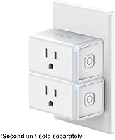 Vista 2 de Kasa Smart Plug - enchufe inteligente en miniatura de conexión WiFi fiable, no requiere concentrador, funciona con Alexa Echo y Google Assistant