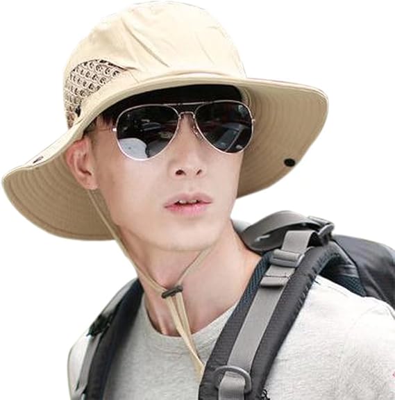 Amazon Boxuan折りたたみ 取り外すあご紐 おしゃれ サファリハット フィッシングハット メンズ 春夏秋 男女兼用 つば広 自転車 登山 釣り 紫外線対策 大きいサイズ 帽子 Uv カット 率 99 9 以上 ハット 日除け つば広 サファリハット 大きいサイズ ハット 通販