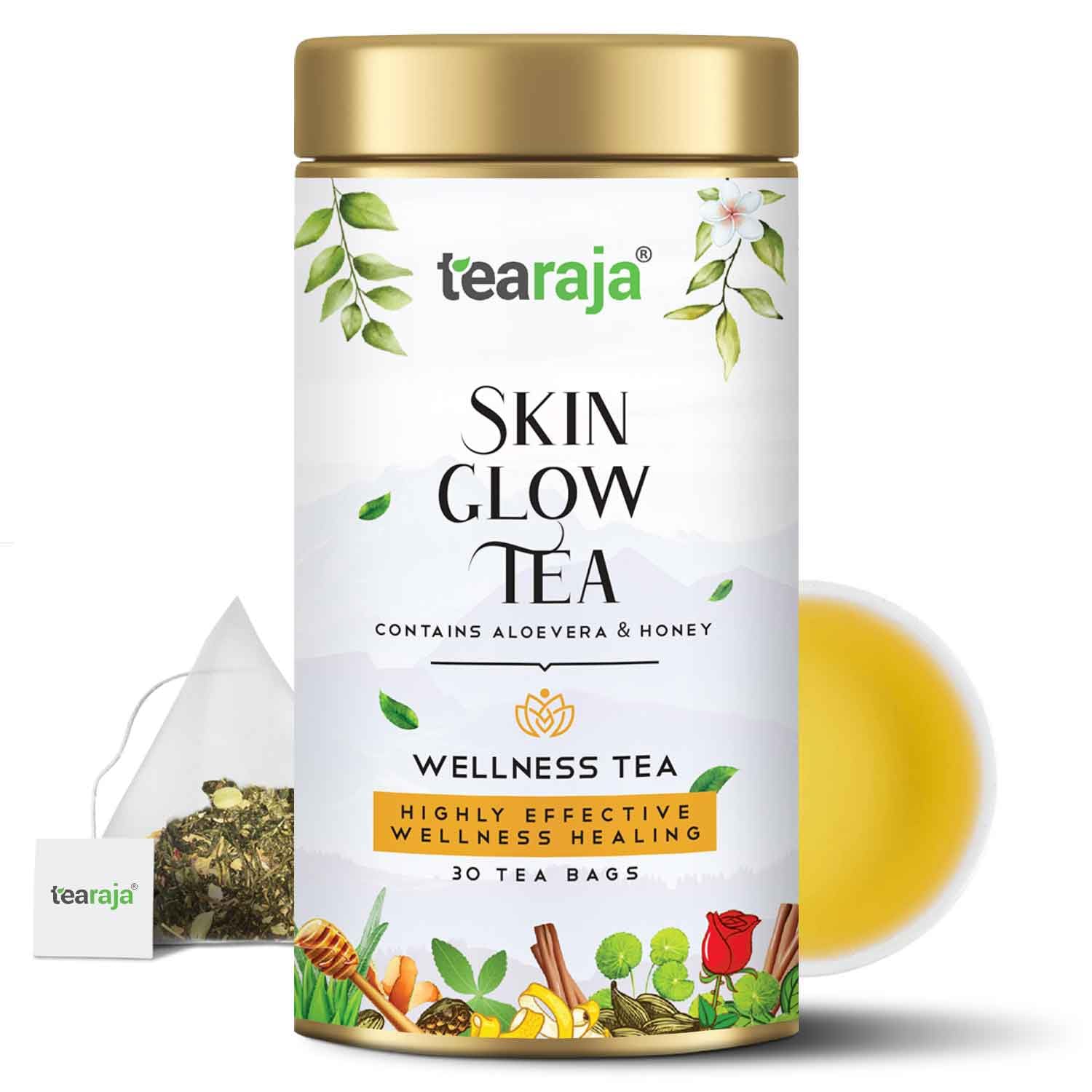 See full amazon price history chart for Tearaja Skin Glow Herbal Tea (30 Pyramid TeaBags) Tearaja Skin Glow Herbal Tea (30 Pyramid TeaBags) (B086G774Y7) Amazon Price History, Amazon Price Tracker