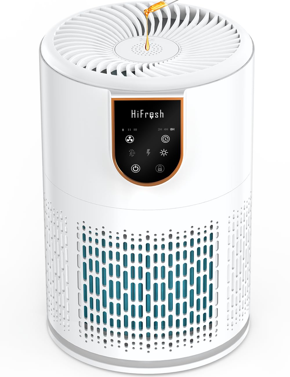 Hifresh Air Purifier for Home with Aroma Diffuser, H13 HEPA Filter, Traps 99.99％ of Viruses Dust & Odor, 3-Stage Filtration, 25dB Silent Operation, Covers up to 250 Sq.Ft, Fast Purification in 10 Mins (B0DCBD4MLX) Amazon Price History, Amazon Price Tracker