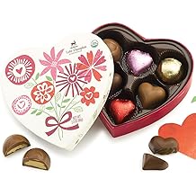 LAKE CHAMPLAIN CHOCOLATES Organic Hearts Celebration Gift Box, 2.3 OZ