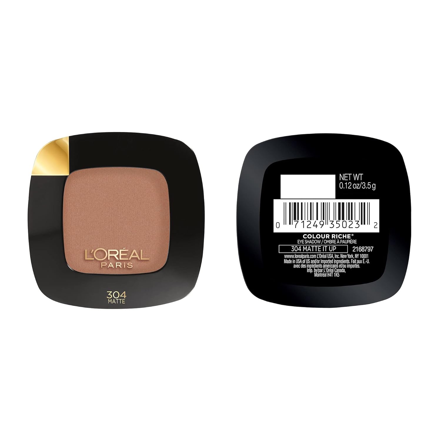 L’Oréal Paris Colour Riche Monos Eyeshadow, Matte It Up, 0.12 oz.