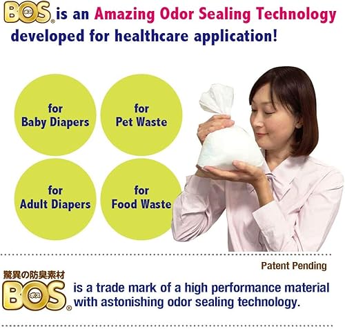 Miniatura 2 de BOS Increíbles bolsas desechables con sellado de olores para pañales, residuos de mascotas o cualquier producto sanitario, duraderas y sin perfume