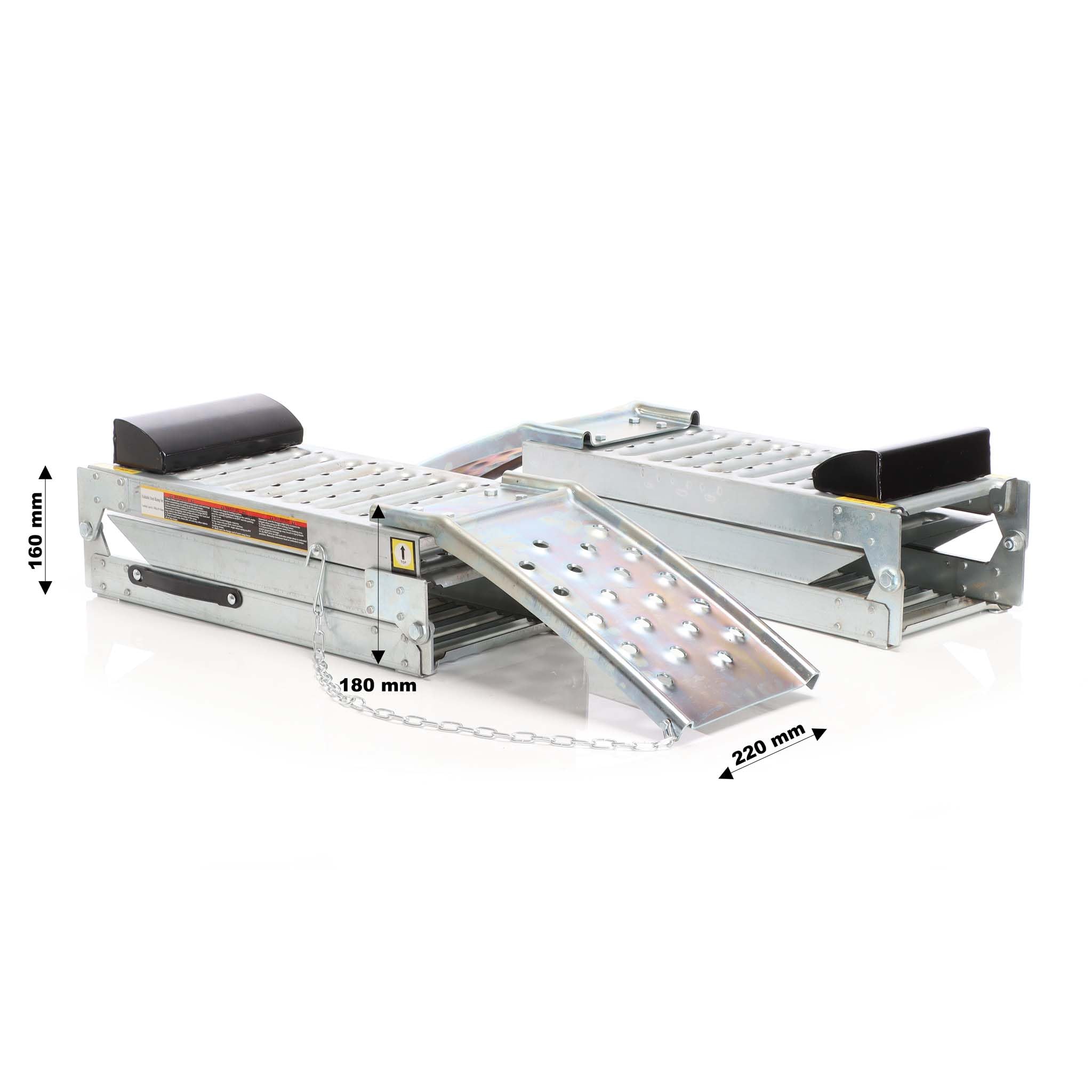 XPOtool Rampas de Acceso 200 cm 800 kg Acero Plegables para ATV Quad Moto