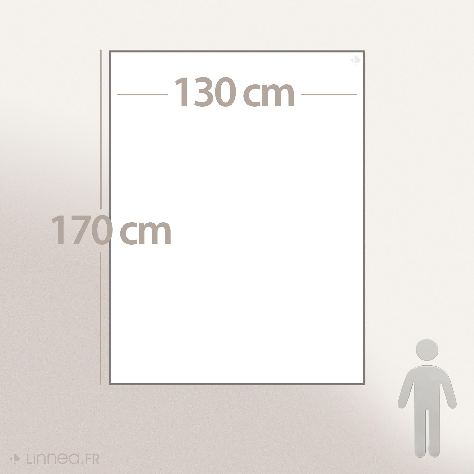 Linnea Decke, Fellimitat, 100 % Polyester, 130 x 170 cm, Lou Grau