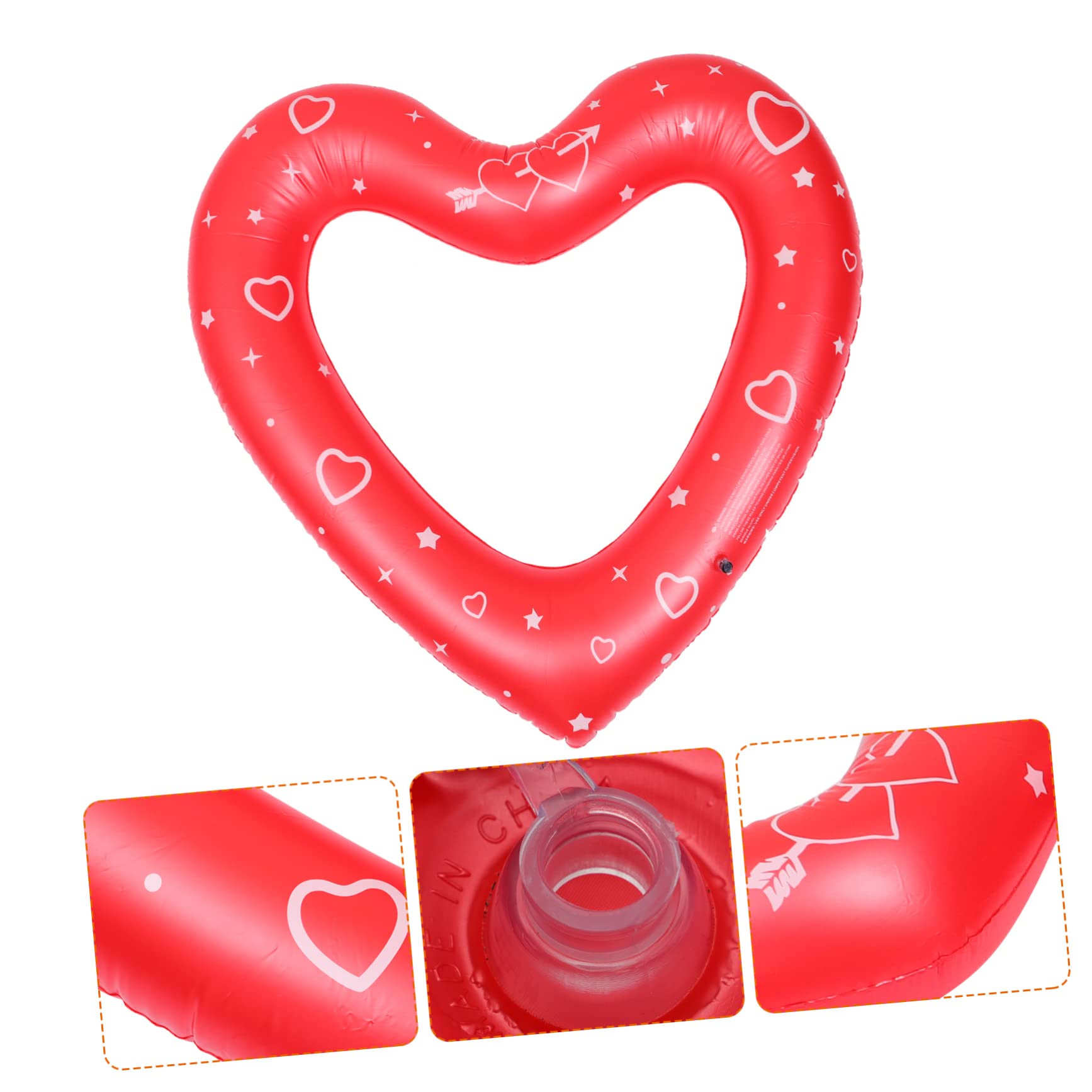 BESTonZON Anneau De Natation d'amour Jouets De Piscine D'Été Flotteur De Piscine Piscine pour Enfants Piscine Gonflable Chaise Longue De Piscine De Bronzage Flotteur De Piscine en