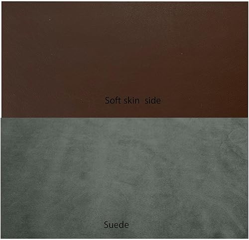 Piel sintética suave de doble cara, gamuza 1 yarda, 54 x 36 pulgadas, grosor de 0.026 in, ancho 54 pulgadas, perfecto para tapicería, manualidades