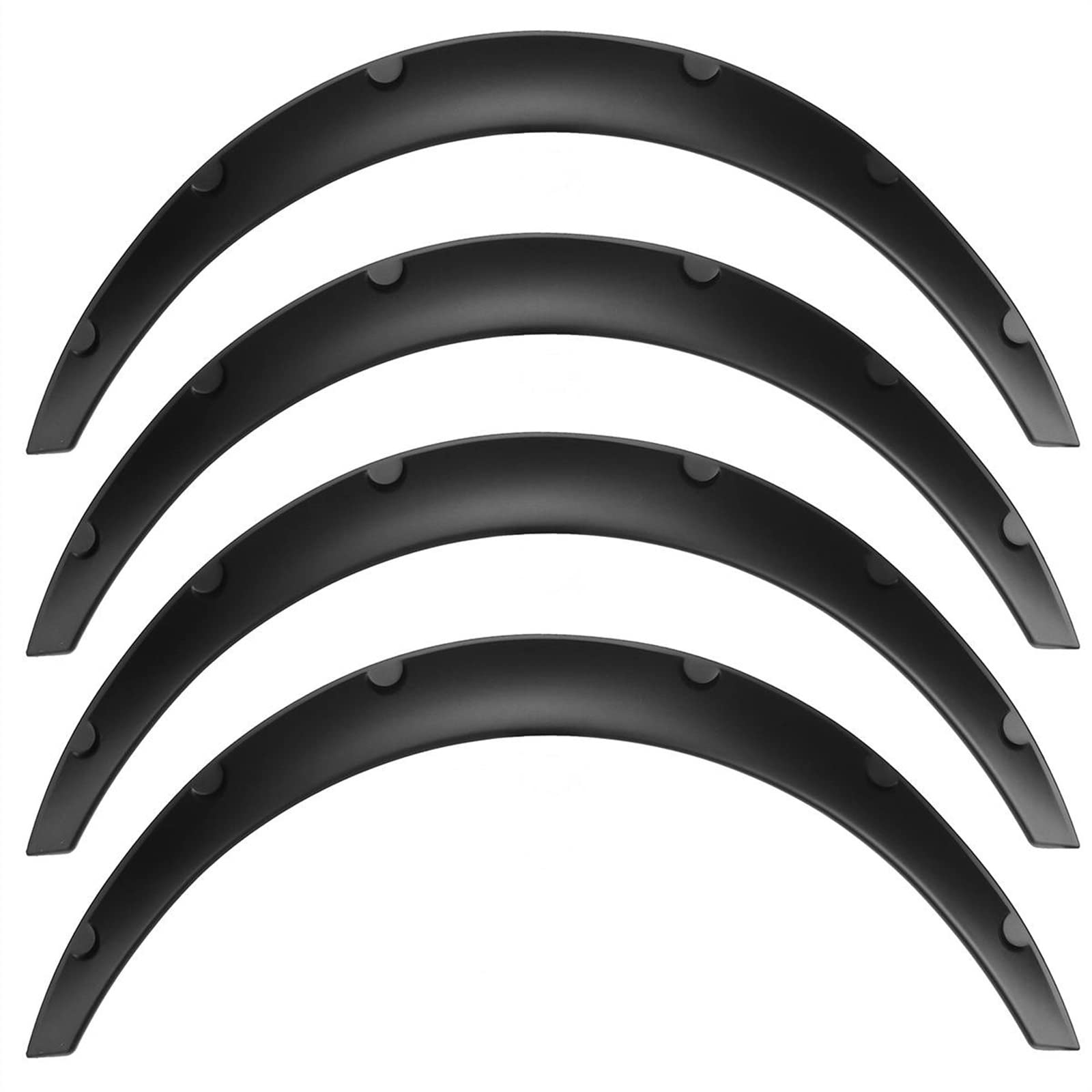 Anteriori Paraspruzzi 4 Pz/set Universal Car SUV Off-road Flare Passaruota Protezione Sopracciglio Ruota Parafanghi Parafango Posteriori Parafanghi