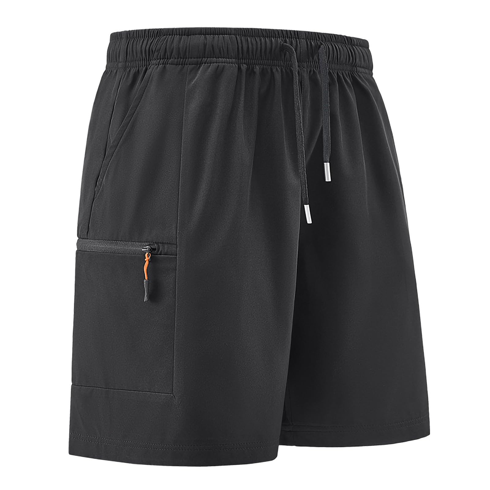 Mens Athletic Running Shorts Quick Drying Lightweight Summer Workout Shorts Beach Outdoor Sport Pants with Pockets
