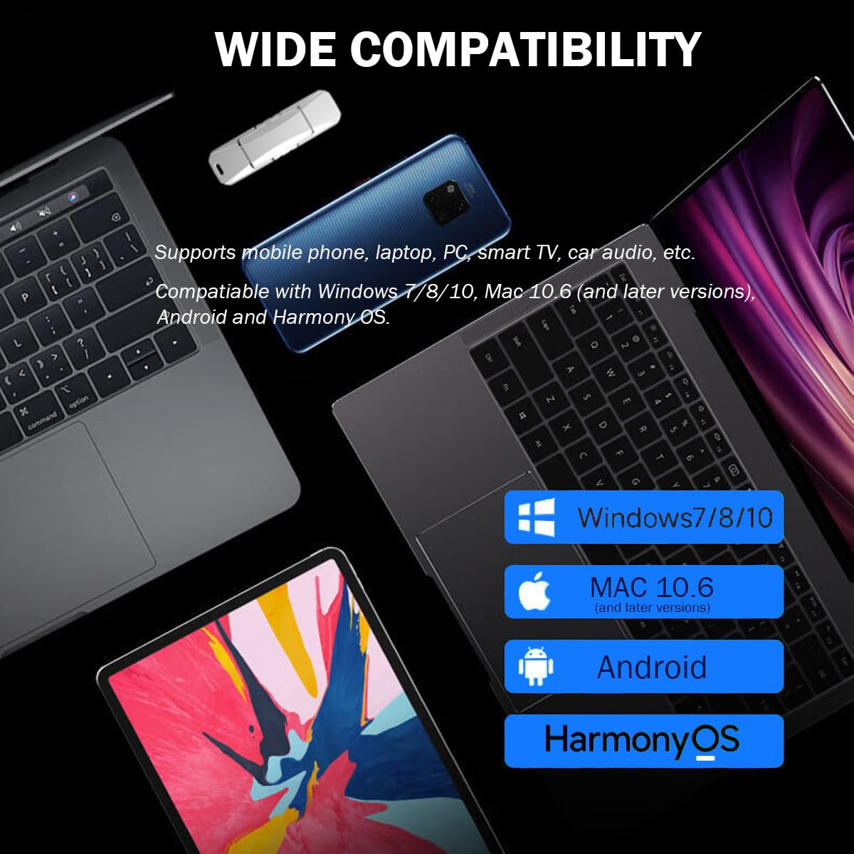 Chiavetta USB a stato solido da 512 GB, fino a 550 MB/s ad alta velocità USB 3.2, USB C + USB A, doppia porta Thumb Drive, archiviazione esterna per iPhone 15/16/17, Android, MacBook, laptop, PC, iPad