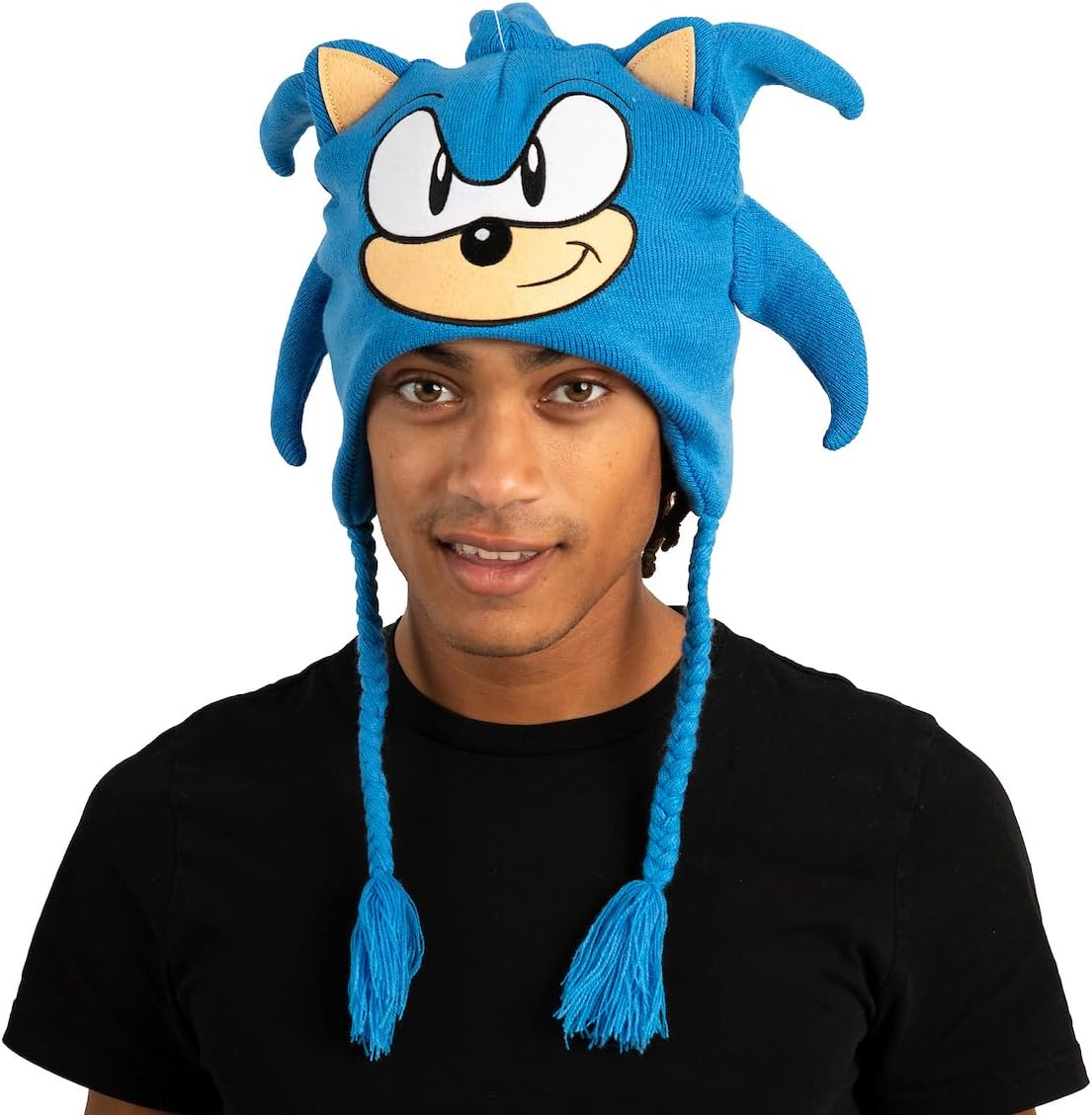 Bioworld Sonic Cosplay Laplander Beanie Multicolored - Image 4