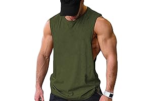 COOFANDY Cut Sleeves for Men: Enhance Range of Motion for Your Workouts