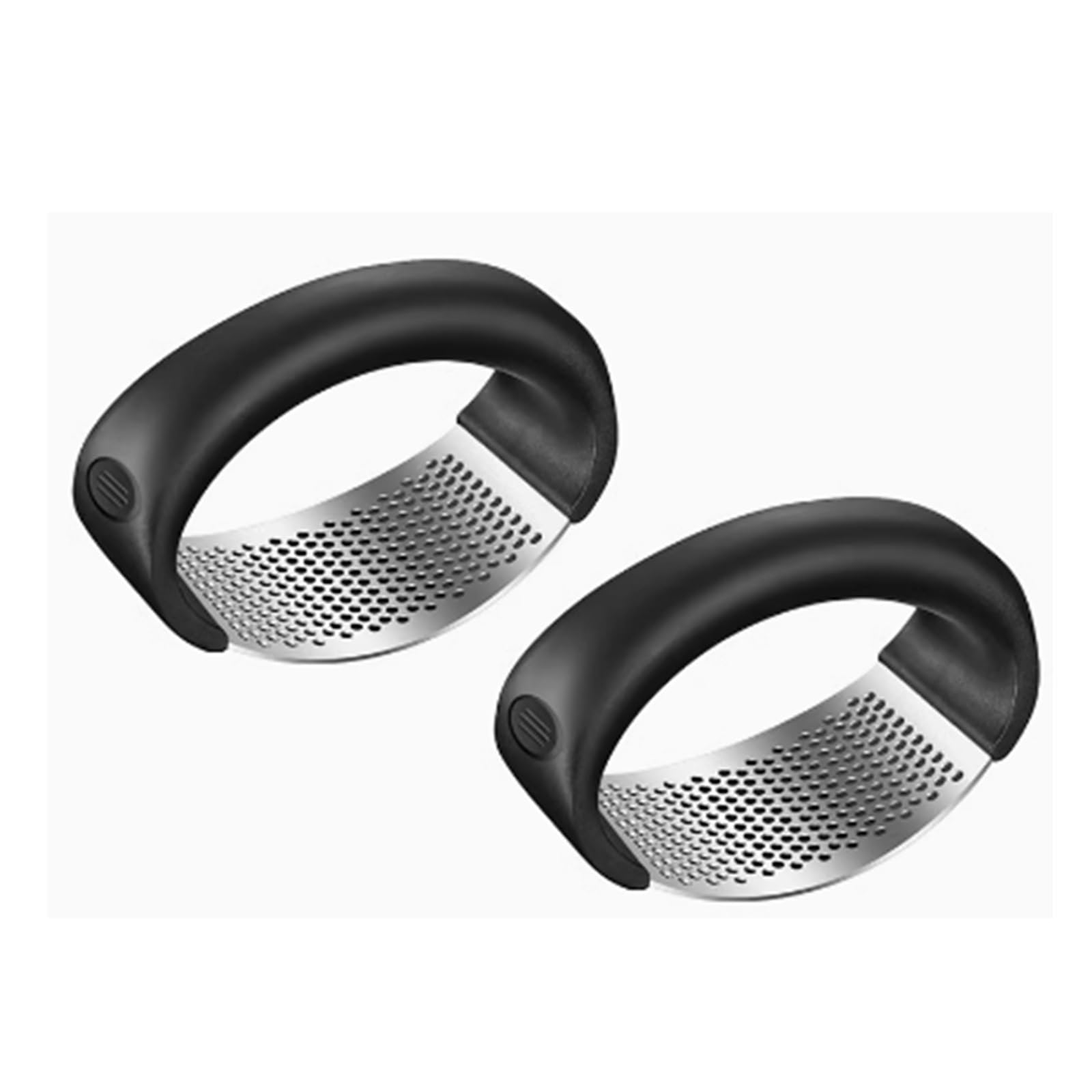 Presse-ail, Broyeur et Pilon à Gingembre antirouille, Facile Nettoyer(Black)