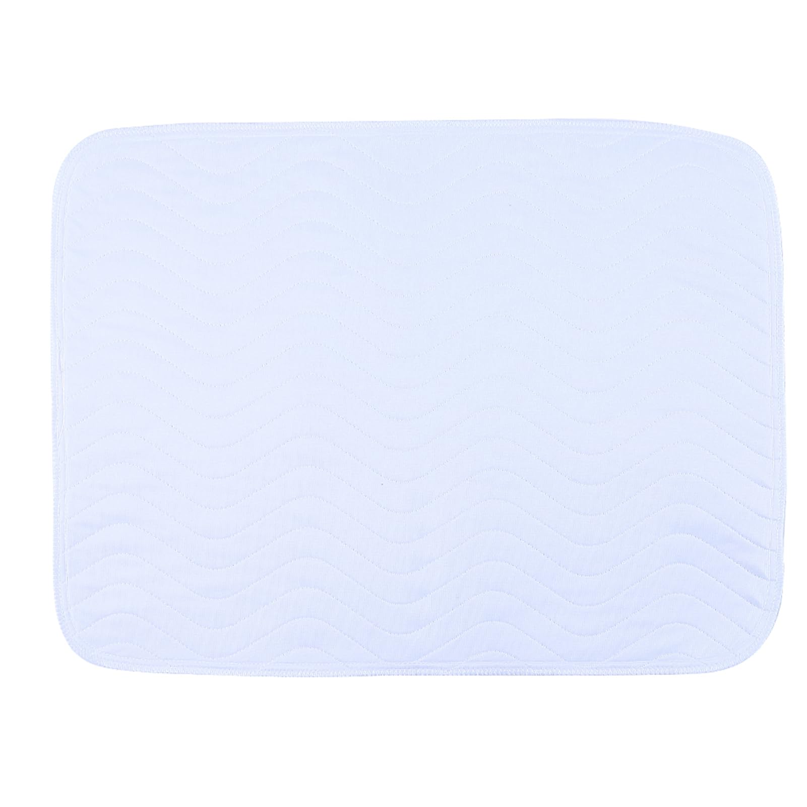 Generic Lot de 6 Serviettes Réutilisables et Lavables pour Incontinence Absorbant l'humidité pour Adultes, Bleu et Blanc, 45 Cm X 60 Cm
