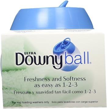 Downy Ball Automatic Liquid Fabric Softener Dispenser, 1 Count Pack of 8