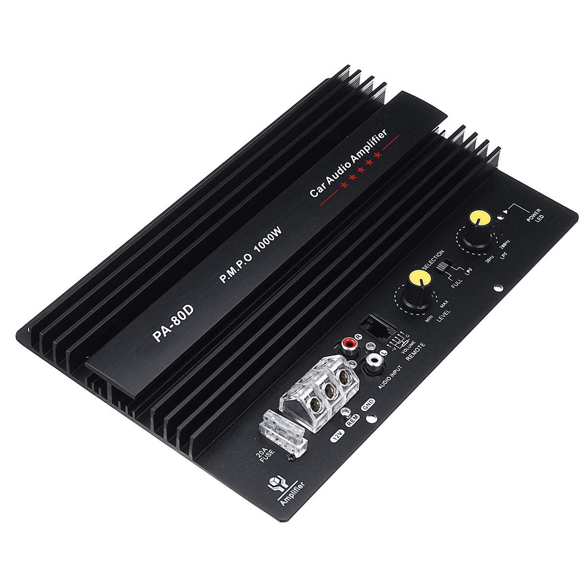 Amplificateur 1000W voiture mono en kit pour réparer et booster votre son auto