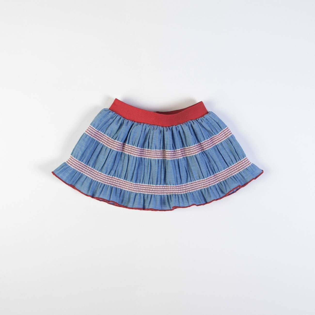Nene Conjunto a juego para niña recién nacida de verano 3-36 meses camiseta camiseta de camiseta de tul y falda de algodón orgánico blanco azul flor rojo