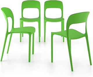 Mobili Fiver, Amanda chairs, Set of 4, Green...,